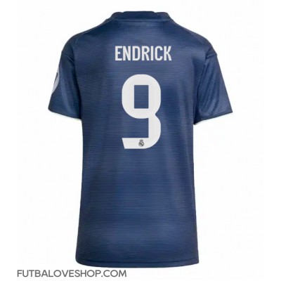 Dres Real Madrid Endrick #9 Preč pre Ženy 2025-26 Krátky Rukáv Dres Real Madrid Endrick #9 Preč pre Ženy 2025-26 Krátky Rukáv